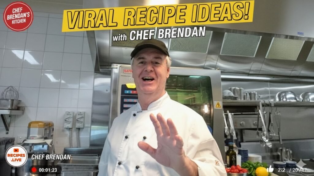 viral recipe ideas with chef Brendan Mooney @recipeslive